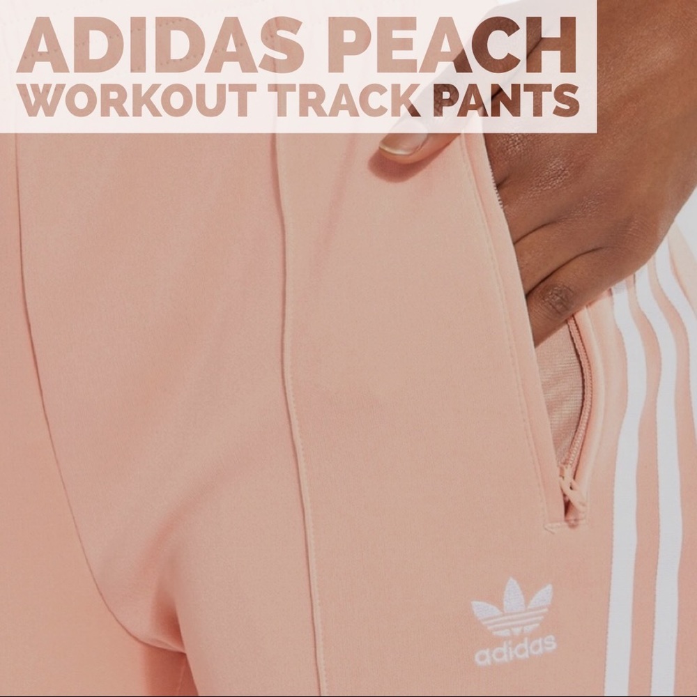 Adidas Peach Casual Track Jogger Pants
